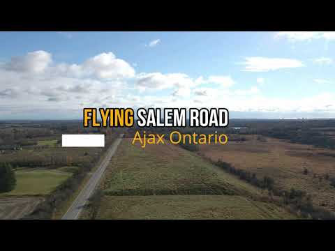 Flying Salem Road in Ajax Ontario