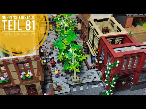 Noppensteinstadt - Teil 81 kleine Polizeistation // BlueBrixx Lego