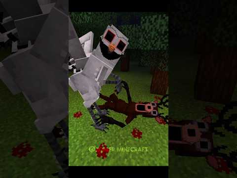 Hungry Owl in Minecraft 99 Nights in the Forest #minecraft #99nightintheforest #roblox