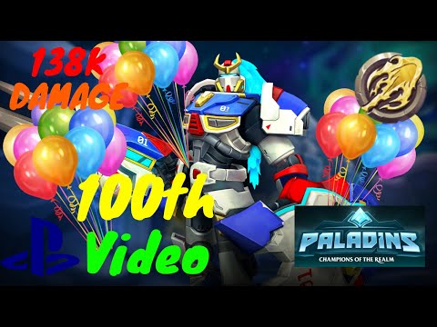 Paladins Fernando Scorch  l 138k damage l Close Match!! l 160k Shielding l 100th Video Special !
