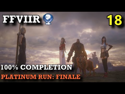 Final Fantasy VII Remake [100% COMPLETION] Part 18 - Hard Mode: FINALE (Platinum Trophy + Thoughts)