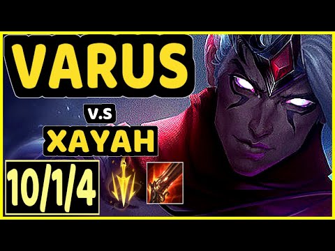 BRTT (VARUS) vs XAYAH - 10/1/4 KDA BOTTOM ADC CHALLENGER GAMEPLAY - BR