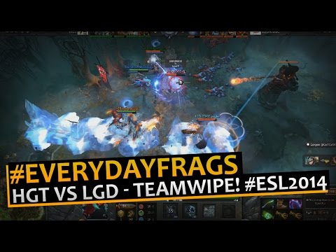 HYPER GLORY TEAM vs LGD CDEC, TEAMWIPE! #ESL2014