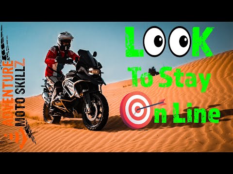 How Your Vision Can Keep You On Line In ADV Motorcycle Riding - Motorcycle Agility Course Training