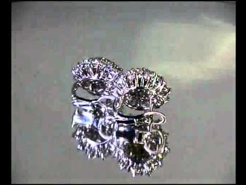 6.05 CTW Fancy Intense Green Yellow HALO Designer Diamond Stud Earrings