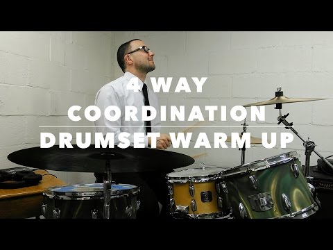 4 WAY COORDINATION DRUMSET WARM UP