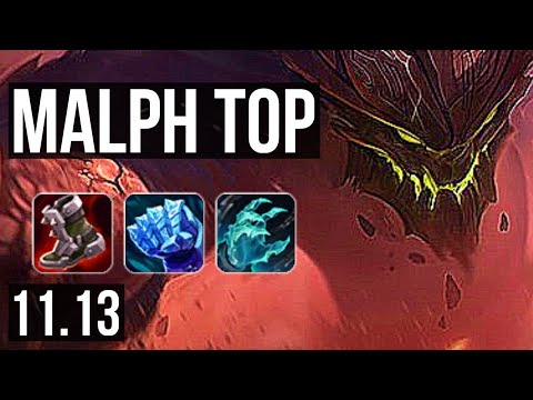 MALPHITE vs DARIUS (TOP) | 2/1/6, 400+ games | BR Grandmaster | v11.13