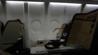 preview picture of video 'SwissAir Business Class Airbus from New Delhi to Zurich'