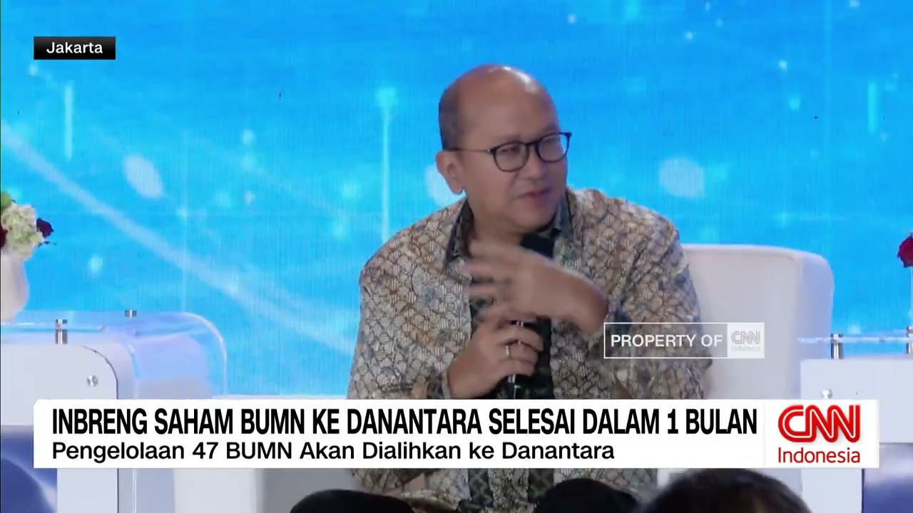 Rosan: Inbreng Saham BUMN Ke Danantara Selesai 1 Bulan Ini