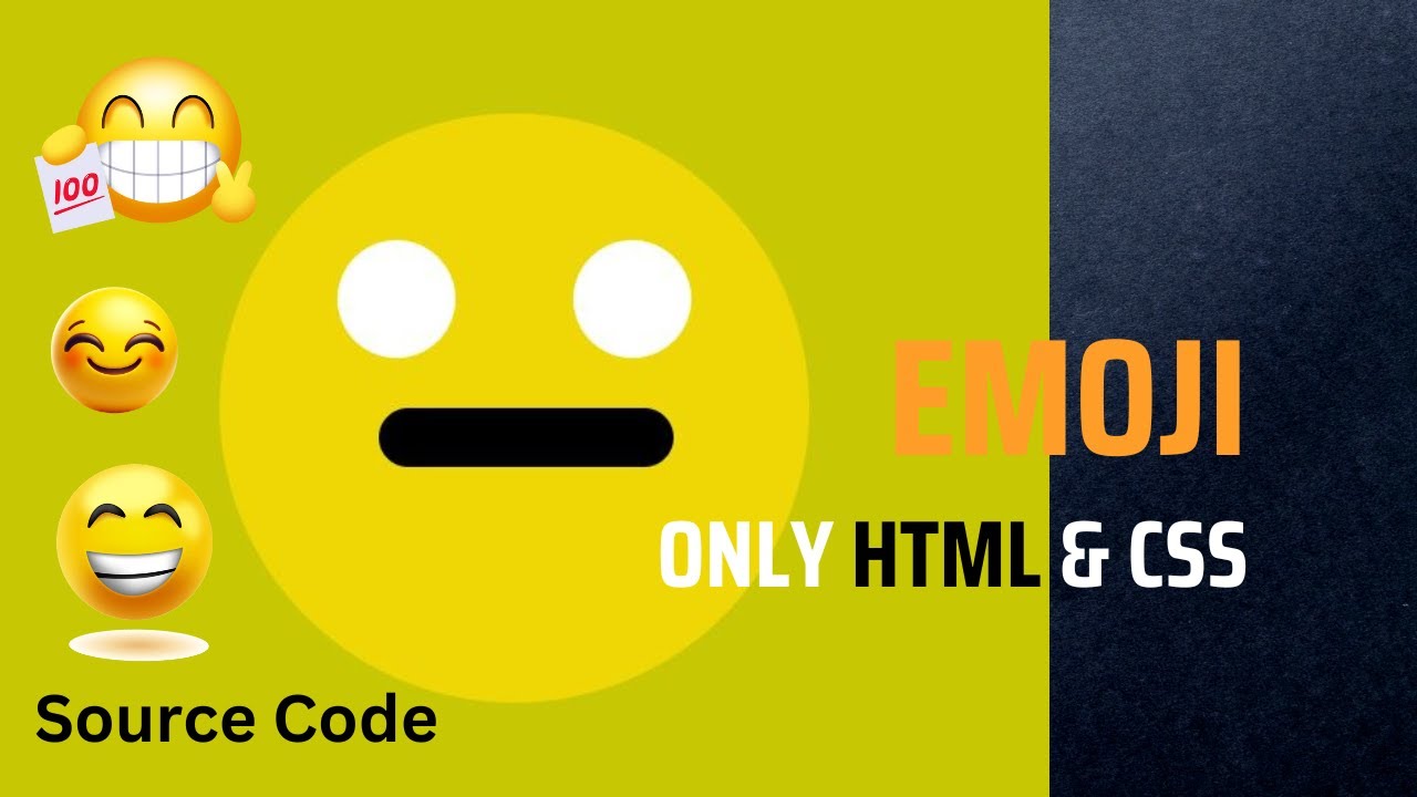Emojis WITHOUT Images? HTML & CSS Hack!