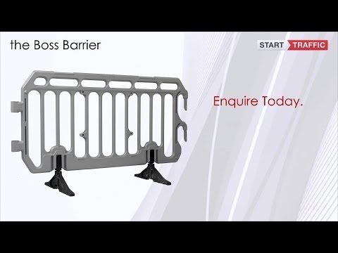 The Boss Barrier Crowd Control Barrier from Melba Swintex