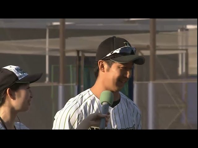 ファイターズ・市川選手 ヒーローインタビュー 2015/9/22 F-S