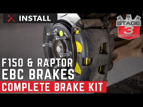 2012-2018 F150 & Raptor EBC USR Complete Front & Rear Brake Kit Install