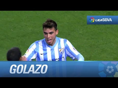 Buen gol de Horta tras el jugadón de Castillejo (3-1) en el Málaga CF - Getafe CF