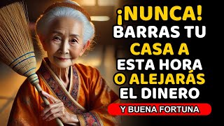 NUNCA BARRAS Tu CASA a esta HORA o ALEJARÁS el Dinero y Buena Fortuna | La filosofía budista
