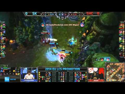 [EU LCS Spring Promo 2014] - SK vs SHC G1