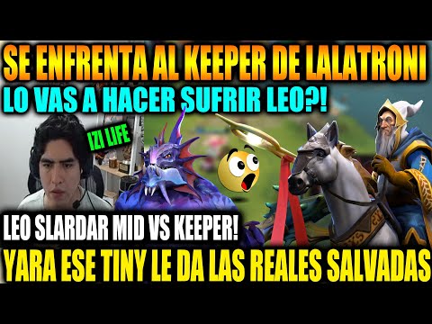 💥​LEOSTYLE CARREADAZO POR UN TINY, PARABA SALVANDOLE EL CVLO A CADA RATO |Dota2✅