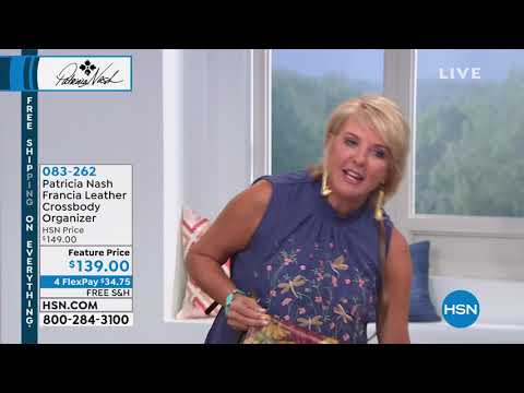 Patricia Nash Francia Tooled Leather Crossbody