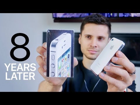 iPhone 4 Unboxing! 8 Years Old Now Video
