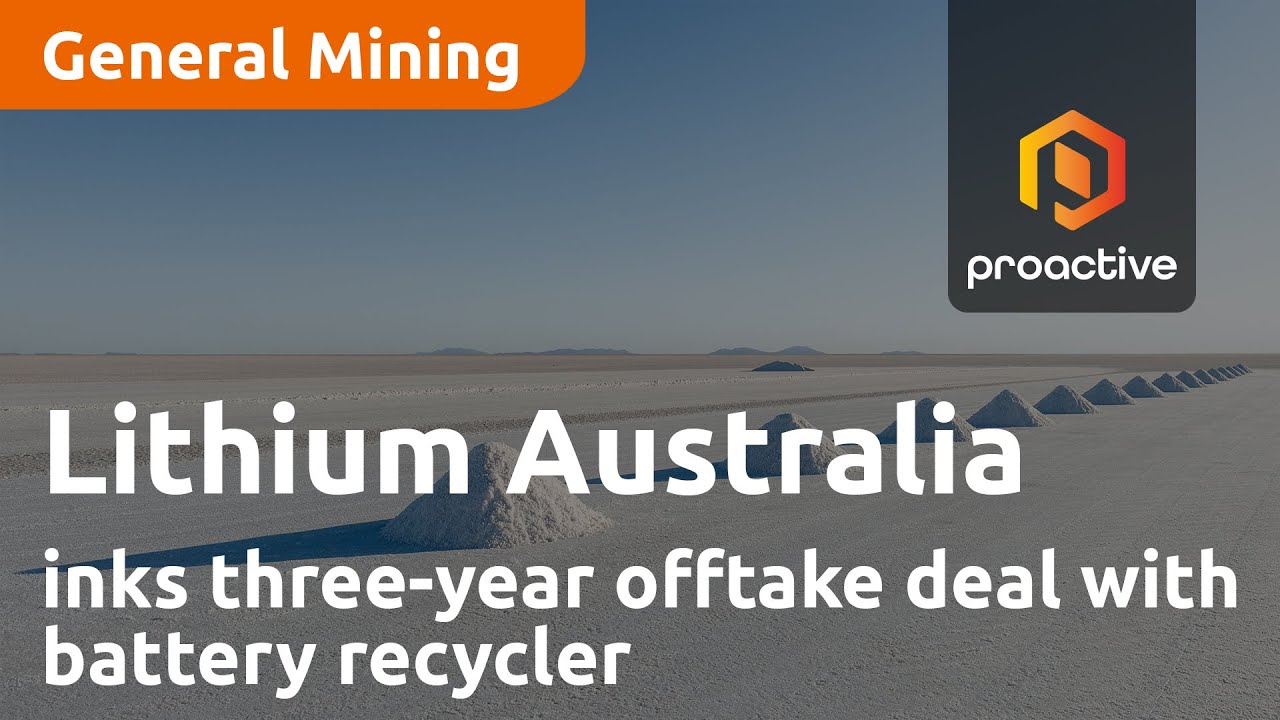 Lithium Australia inks three-year offtake deal with battery recycler