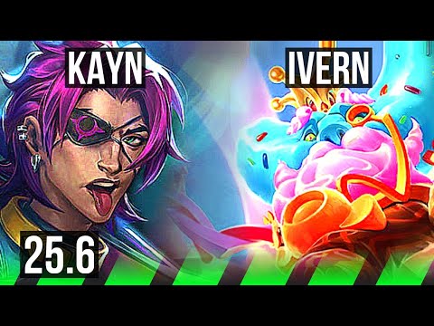 KAYN vs IVERN (JGL) | 6/0/1, Dominating | EUW Diamond | 25.6