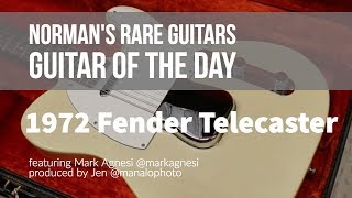 Video thumbnail for Norman's Rare Guitars - Guitar of the Day: 1972 Fender Telecaster by Normans Rare Guitars