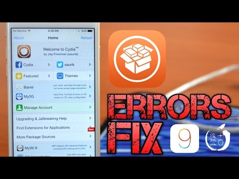 Fix cydia errors when installing tweaks and apps ios 9.3.3