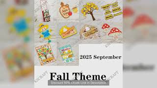 Download the video "KSCRAFT 2025 September Release Bundle Metal Cutting Dies Stencils for DIY Scrapbooking Decorative Em"