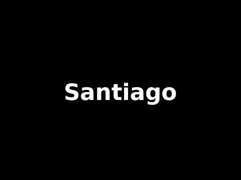 How to pronounce 'Santiago' correctly in English? with Pronexio