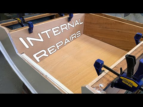 Internal Repairs, Knees and the Transom Well | The Stapley Boat Restoration Pt5
