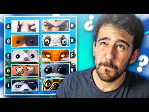 GUESS THE FORTNITE SKIN BY ITS EYES!! FORTNITE vs. MY COUSIN QUIZ - ElChurches