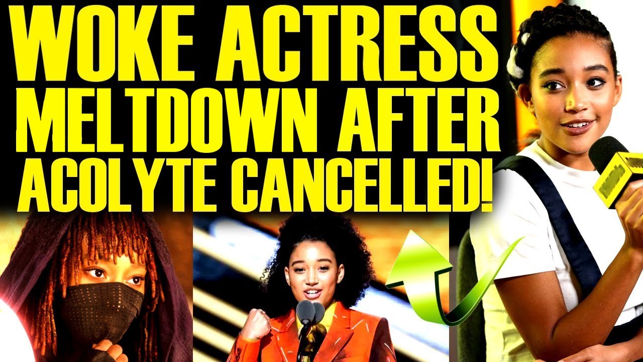 WOKE ACTRESS STRIKES BACK AFTER ACOLYTE GETS CANCELLED BY DISNEY! AMANDLA STENBERG GOES INSANE