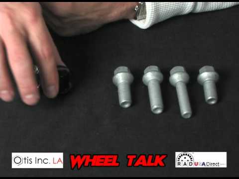 Difference between cone seat & ball seat lug bolts & nuts Otis Inc LA & RAD USA Direct's WHEEL TALK
