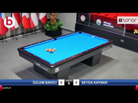 ÖZLEM BAKICI & SEYDA KAYNAR Bilardo Maçı - 