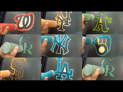 Major League Baseball MLB Team Logos Pancake Art Part 3