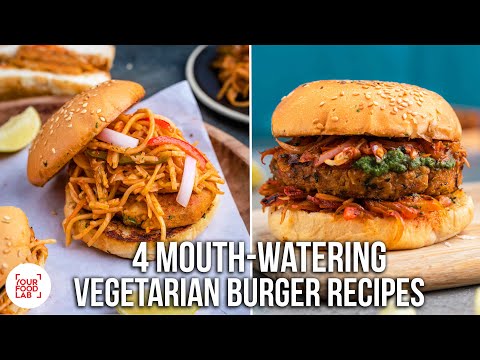 4 Mouth-Watering Vegetarian Burger Recipes