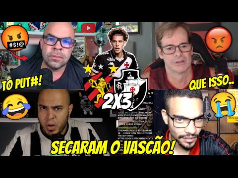 🤬REAÇÕES DOS RIVAIS SECANDO O VASCÃO | REACT SPORT 2 X 3 VASCO BRASILEIRÃO 2025 VAMOS RIR KKK