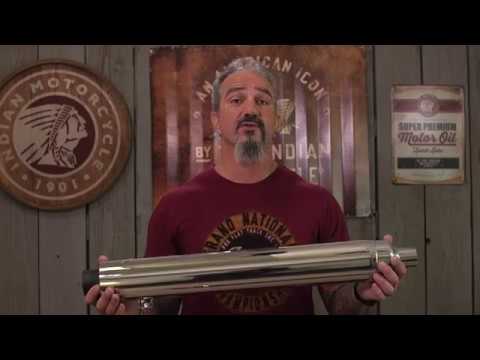 Thunder Stroke® Stage 1 Slip-On Exhausts in Chrome Pair - Image 1 de 6 - Vidéo du Produit