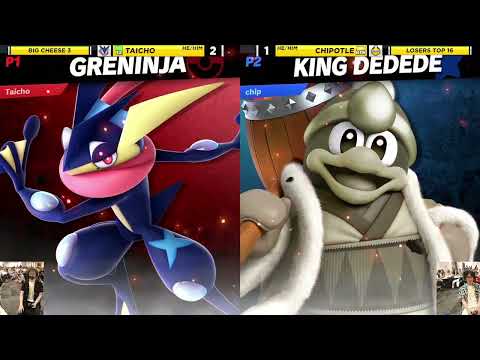 Big Cheese 3 SSBU: Taicho vs Chipotle (Greninja vs King DeDeDe) - Losers Top 12