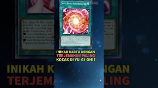 Kartu Yu-Gi-Oh! dengan Nama Inggris Paling Kocak? Super Duper  Polymerization #yugioh