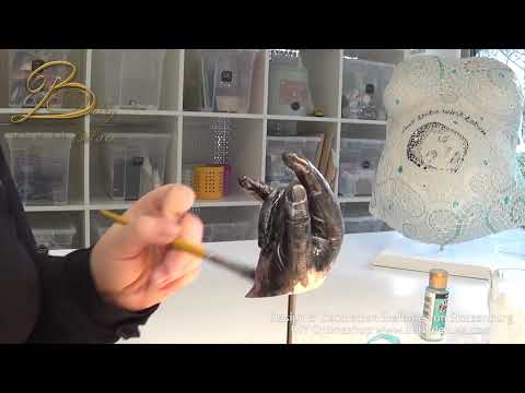 3d Hand Cast Painting - 3d Handabdruck bemalen