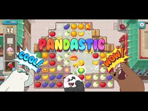 We Bare Bears Match3 Repairs Level 1378 - No Boosters