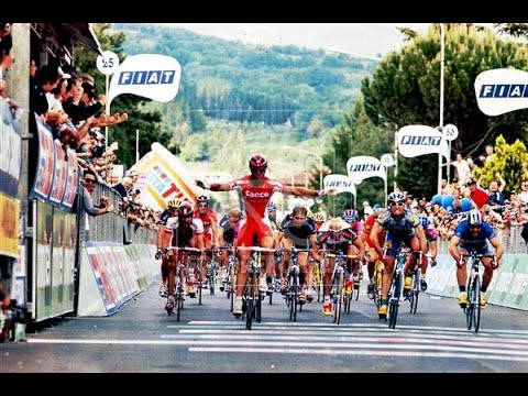 GIRO D'ITALIA 1999 Jalabert tappa e maglia nella crono di Ancona + Cipollini vince a Sansepolcro