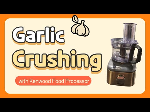 Crushing garlic with Kenwood FDM316SS