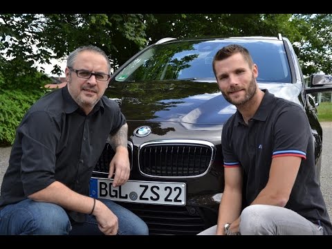 DTM-Star Martin Tomczyk testet den neuen BMW 218i Gran Tourer