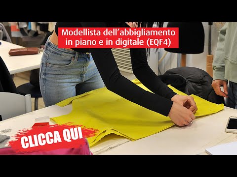Modellista dell'abbigliamento in piano e in digitale (EQF4) - MAM Maiani Accademia Moda