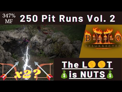 250 Pit Runs | Diablo 2 Resurrected: Loot Highlight Vol. 2