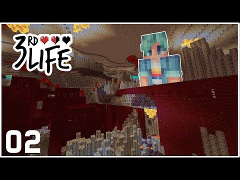 The Nether Is MINE Now! - Minecraft 3rd Life SMP - Ep.2