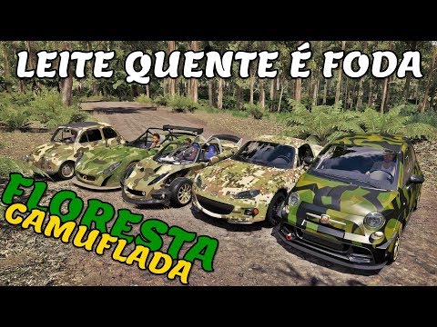 DEU TUDO ERRADO NA FLORESTA CAMUFLADA 😭 FORZA HORIZON 3 ONLINE