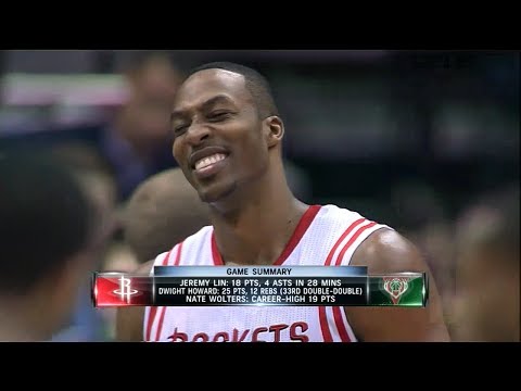 2014.02.08 - Dwight Howard Full Highlights at Bucks - 27 Pts, 13 Reb